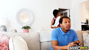 Ebony Beauty Fuck Stepbro