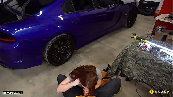 Roadside - Big Tits MILF Gets Fucked By Her Car Mechanic