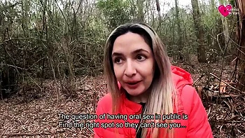 Katrina Van In Van - Kathy Finds A Public Place To Suck Cock And Taste His Cum!!!