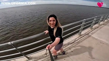 Katrina Van - Van - Hendes Tunge Flyder Over Med Sperm I Rio De La Plata