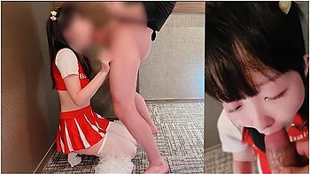 Im Touching My Dick A Dirty Cheer Girl Cheers Me Up With A Lot Of Ejaculation While Saying Dirty Talk