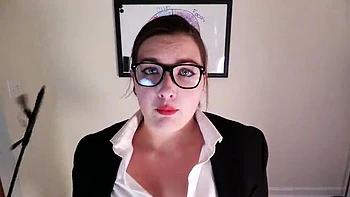 BBW Boss Slut Striptease and Cum Begging - Big Natural Tits Amateur Teen