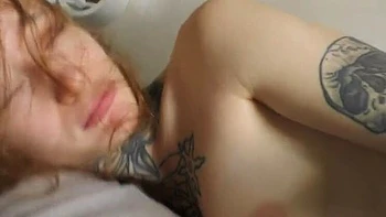 Petite Ginger Teen Screams on Giant Dick - Rough Doggystyle Fuck & Pussy Close Up