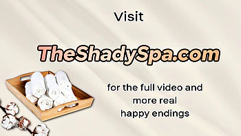 Busty hot masseuse gives sensual handjob