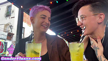 Real trans amateur fucks GF