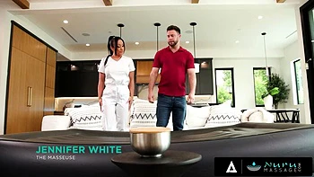 NURU MASSAGE - Hot Cock Massage By A Busty Masseuse Jennifer White SPANISH SUBTITLES: Porn