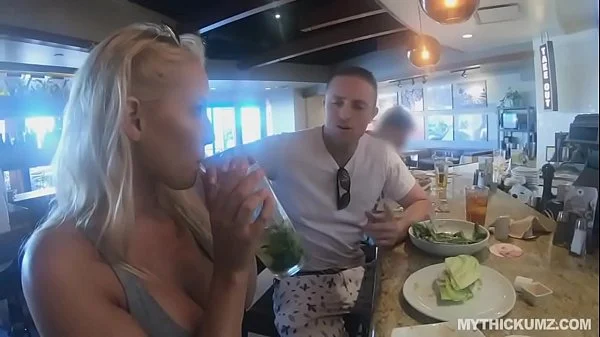 Big tit thicc blonde fucked hard by stranger