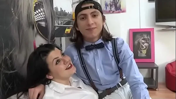 Busty chubby babe teaches a young guy how to fuck