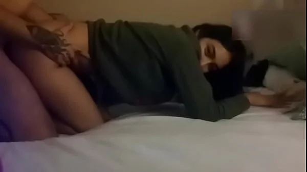 BLOWJOB UNDER THE SHEETS - TEEN ANAL DOGGYSTYLE SEX