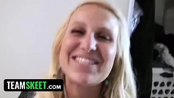 She s New - Dirty Blonde Slut With Puffy Titts Gets Her Ass Covered In Cum After Passionate Fuck: Porn