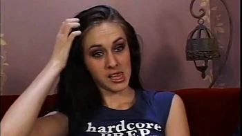 Casting brunette teen gets pussy licked and banged before cum gets on her ass