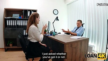 LOAN4K. Russian babe Una Fairy loves to fuck strangers on the office table: Porn