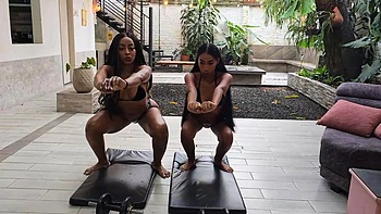 Brianna  Alexa Sexy Workout Youll Want on Repea by aronalexa: Amateur, Latina  Exercise Porn