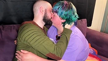 Panic When Admitting Your Crush - Squirting Orgy & Anal Sex with Roommates