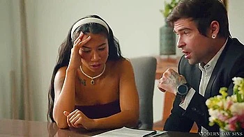 Busty Bride Gets Pounded On The Table - Gizelle Blanco