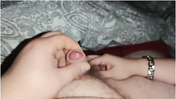 Handjob Before Bed With Long Nails *girlfriend Laughs At Me Because I Facial Myself