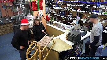 Czech Busty Blonde Needs To Pay The Rent