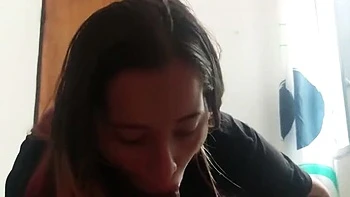 My Blonde Stepsister Catches Me Jerking Off and Makes Me Cum in Her Mouth - Part 1 - Ashleysoy2 Swallows