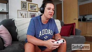 Big Natural Tits MILF Sasha Curves Body Swap Masturbation Solo 4K