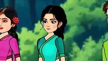 Busty Indian Girl Secret Affair - Cartoon Blowjob to Big Dick Boyfriend