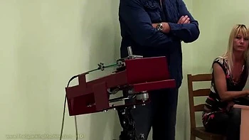 Megan Cox Tied Up & Spanked Hard - Small Tits Breast Whipping Machine Punishment