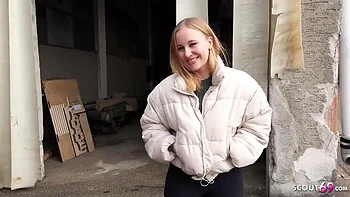 German Scout Casting: Marie Hardon PAWG Student Rough Fuck & Squirting