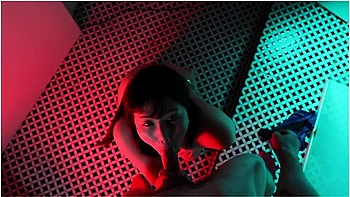 Horny Japanese Girl Gives You Blowjob And Swallows His Cum In The Bathroom Of