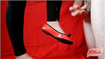 Lick My Ballet Flat And Cum On Them !