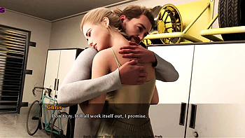 Anne Gives Chris a Blowjob After a Nice Massage - Perfect Married Couple Sex