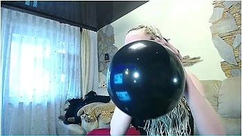 Loners Welcome! Blonde And Black Balloon