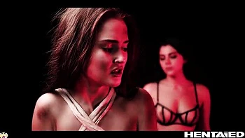 Valentina Nappi & Sonya Blaze Lesbian Fingering - BBW Babe Hogtied & Creamy 4K Porn