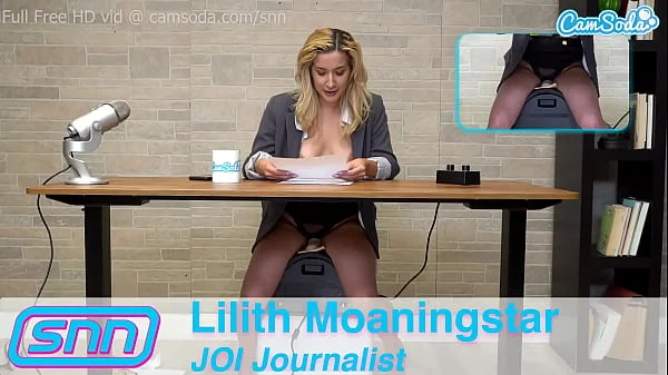 TV Anchor Rides Sybian and Has Huge Orgasm LIVE