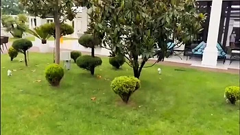 Step Mommy Adrian Horny Mature MILF Outdoor Pool Solo Masturbation Big Tits Sexy Ass Legs