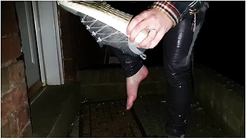 Alice - Pissing My Already Wet Jeans Again & Walking In Public