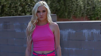 Blonde beauty Chloe Foster takes it deep in her tight ass hole