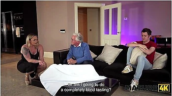 April Velvet Used Her Amazing Tits To Milk Her Neighbours Big Cock