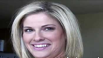 Dripping humid mischievous blondie receives yam-sized cumshot from a gigantic cock as she rails cowgirl style