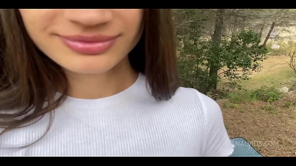 Anal painful casting for 19 y.o. skinny french Candie JL048