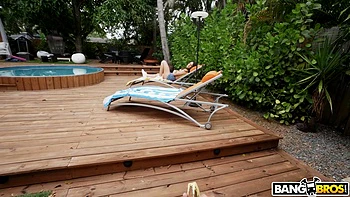 Stepsister's Sun Baked Pussy