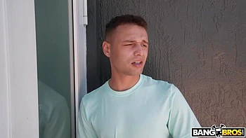 Rubbing Oil Over Big Booty