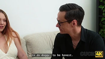 CUCK4K. Juicy retribution to her husband