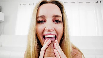 Mick Blue fucked long-haired blondie Charlie Ford in stockings.