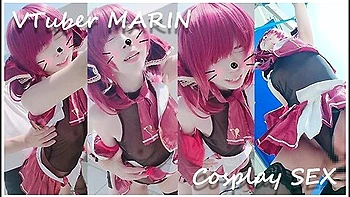 Vtuber Houshou Marin Series Preview Standing Doggy If A Lot Of Ill Post The Full Story