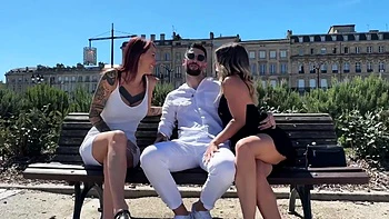 Jade and Ashley, the shock between the brunette and the blonde! - Jacquie et Michel TV