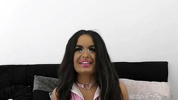 Barbie Maddy enjoys riding cock in reverse cowgirl position with her huge ass