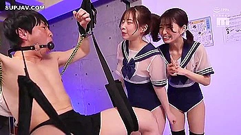 [mosaic-removed] Licking Dick And Anal At The Same Time Harem - Sumire Kuramoto