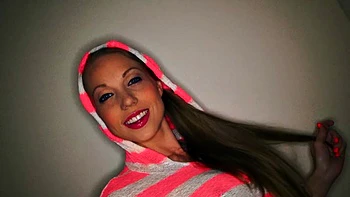 Touching Her Pussy with Socks On