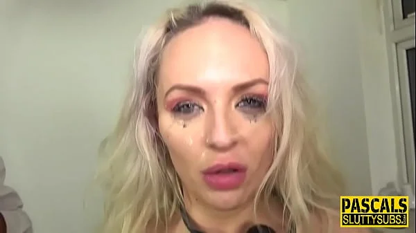 Submissive slut throating Pascale