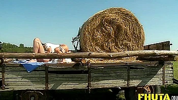 Farm Girl Takes A Huge One-eyed Snake Up The Bum - Sandra Romain