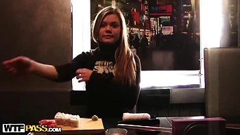 Sexy couple fucking in public places